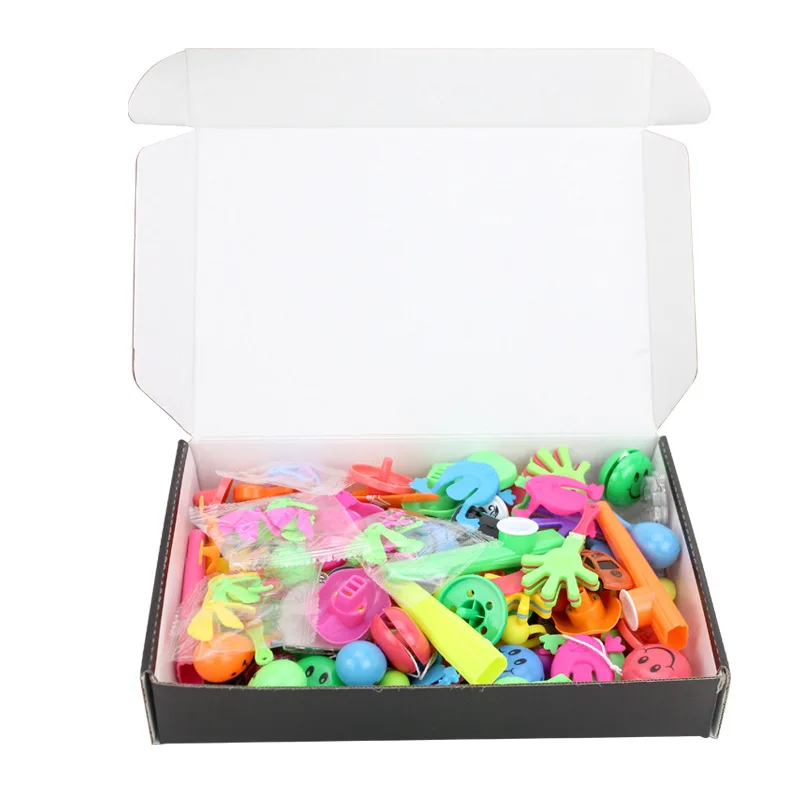 100 PCS Party Favors Toy Assortment Carnival Prizes School Classroom Rewards Pinata Filler Toys  Birthday Party Treasure Box