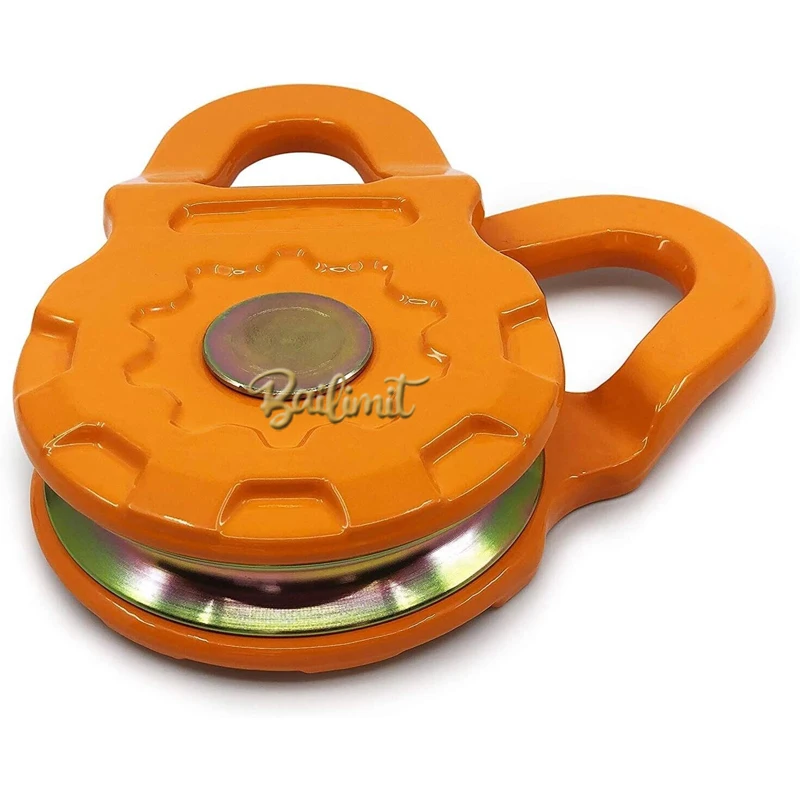 New Ultra Heavy Duty Winch Pulle Mega Snatch Block 50000 lbs (25T) Minimum Breaking Strength