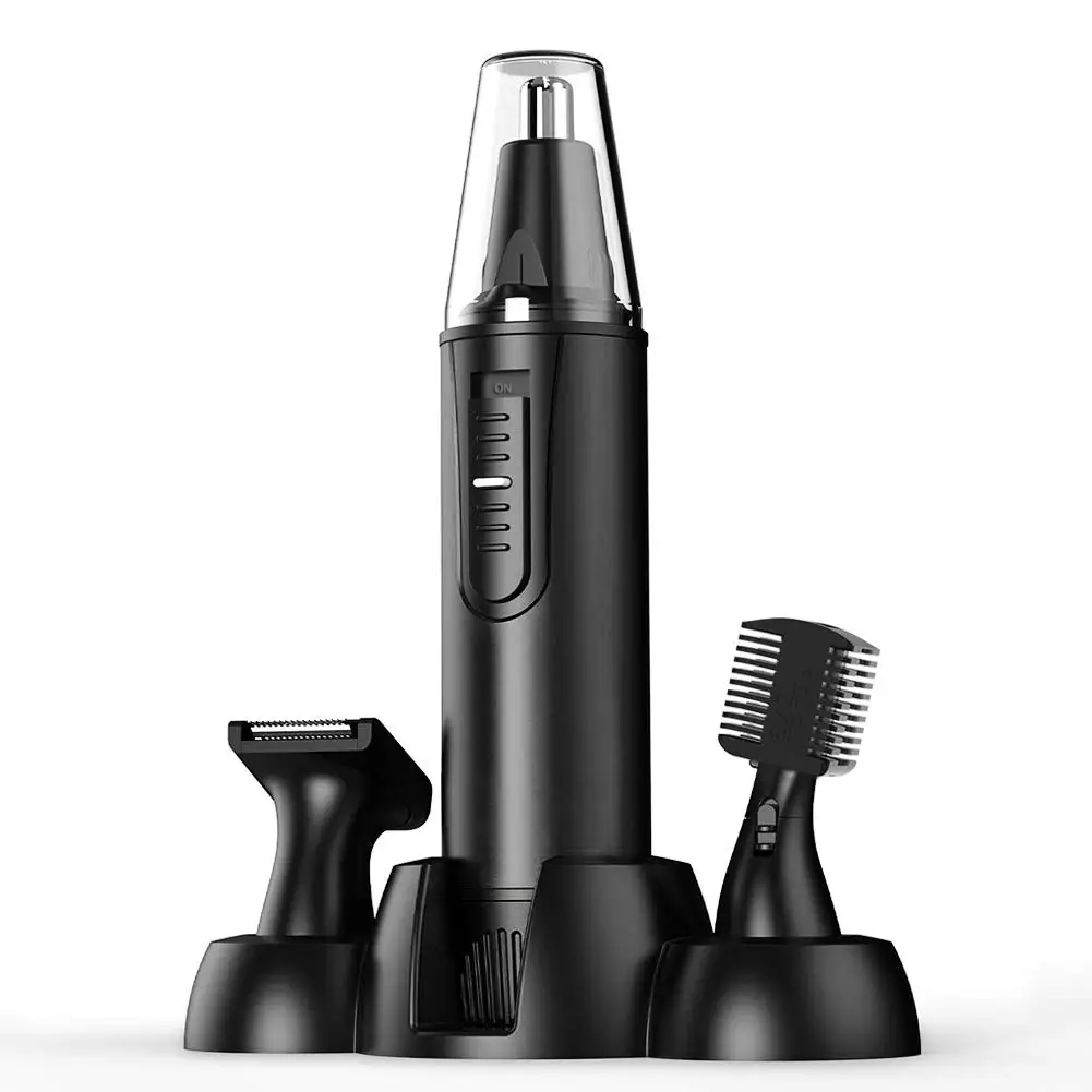 3 in 1 Ear and Nose Hair Trimmer for Men,Professional Painless Nose Trimmer for Men Women Battery-Operated, IPX7 Waterproof