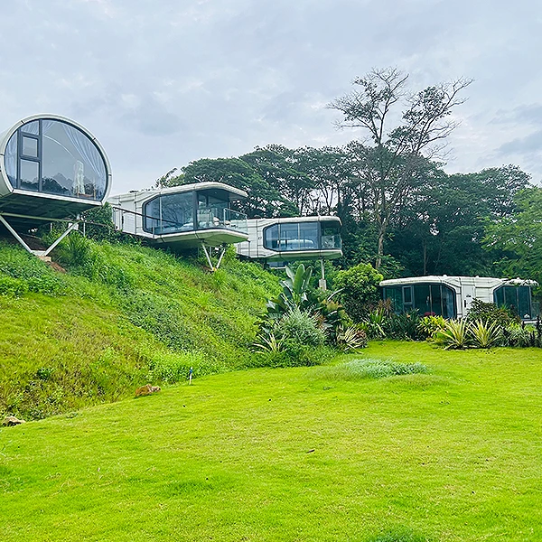 3D Design Prefab Light Steel Framing Modular Prefab Luxury Container House Prefabricated House Space Capsule Villas