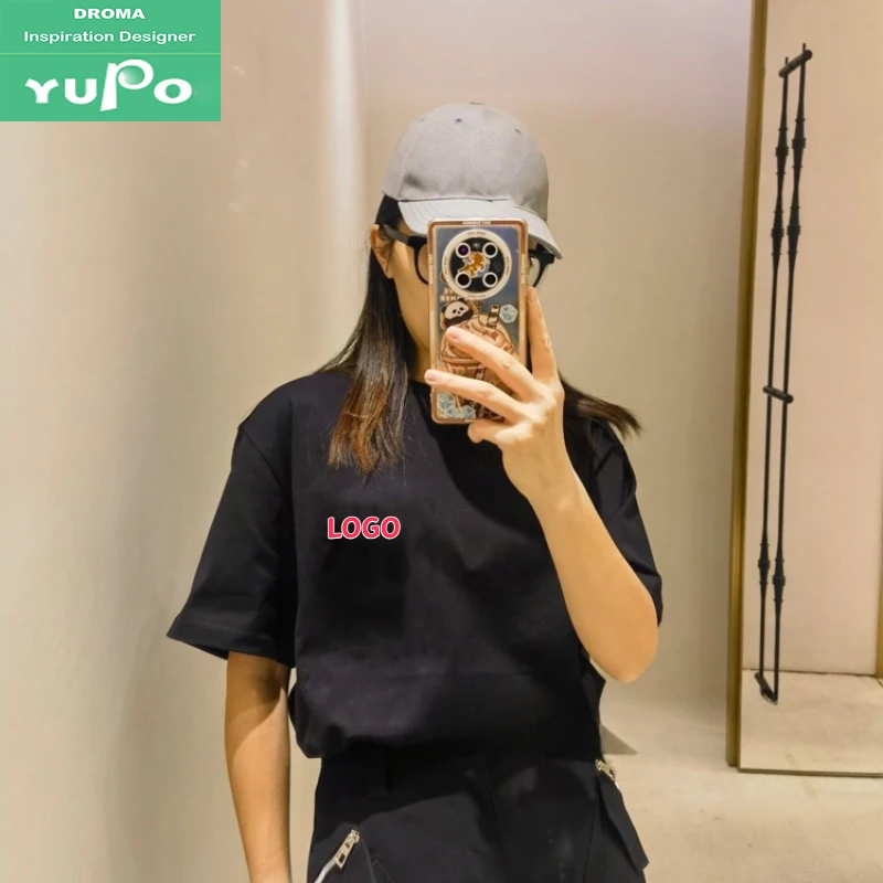 Droma 2024 summer high quality 100% cotton t shirt inspired designer clothes ladies t shirts women luxury brand t shirt