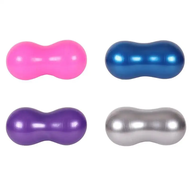 Peanut Yoga Balls Pilates Gym Balance Fitness PVC Explosion Proof Massage Balls with Inflator Air Plug