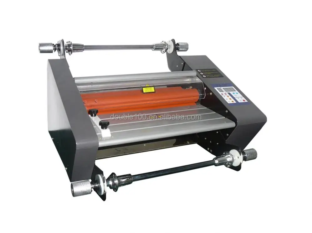 Double 100 Maquina De Laminado Roll To Roll Lamination Machine Heat Laminator A3 Thermal Laminator