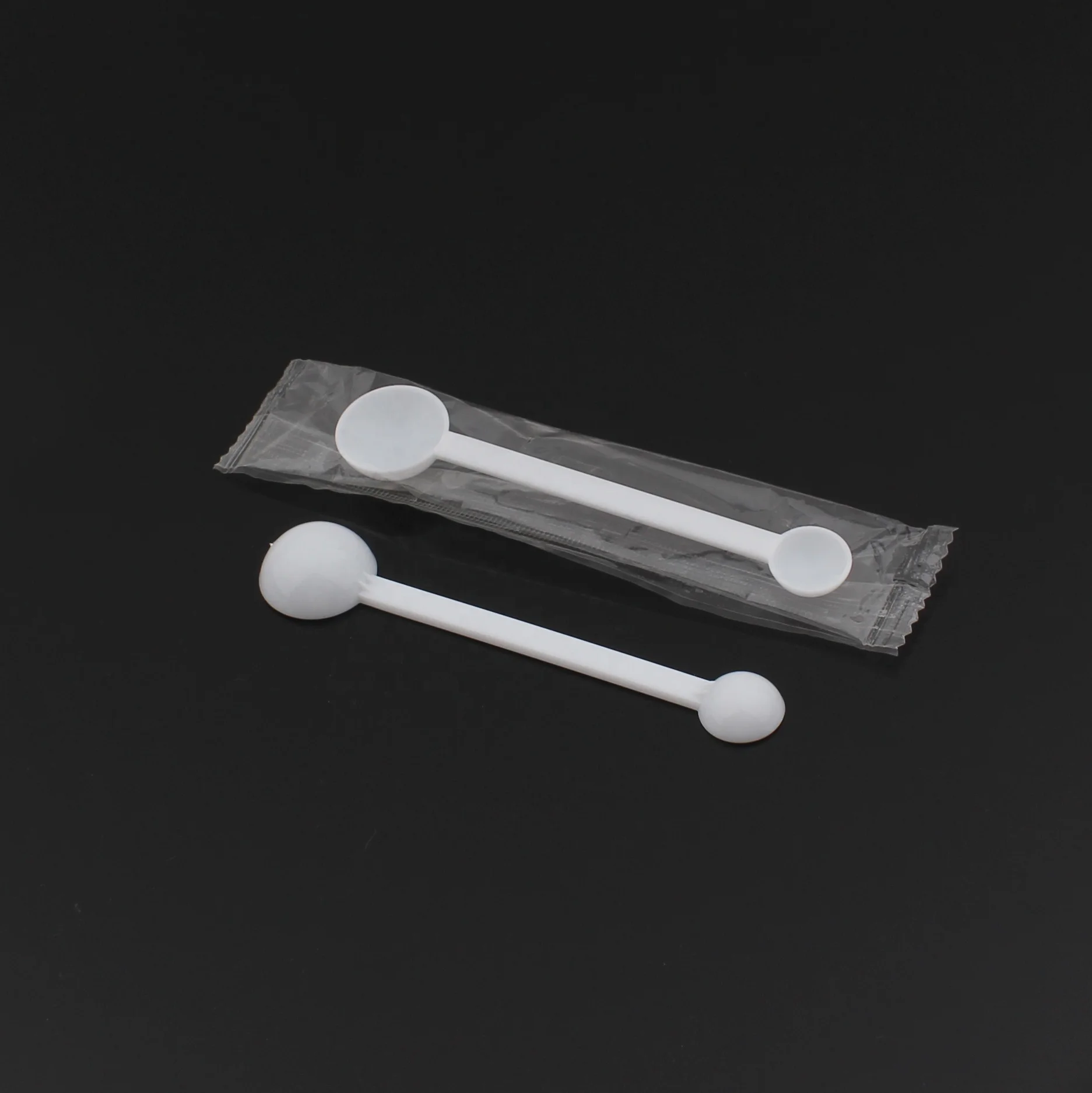 Safe Double-headed Medicine Spoon Medicine Spoon New Food Grade PP Transparency Medicine Spoon