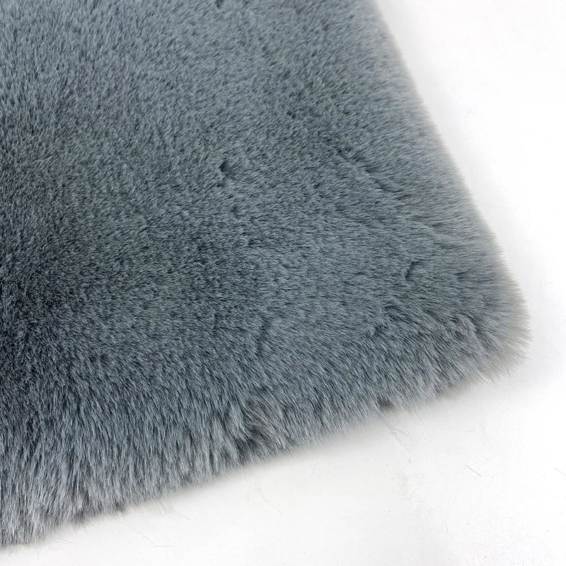 Recycle super soft soft 10mm 15mm 20mm polyester recycled faux fur material rabbit artificial fur fabric for garments/toy/sofa