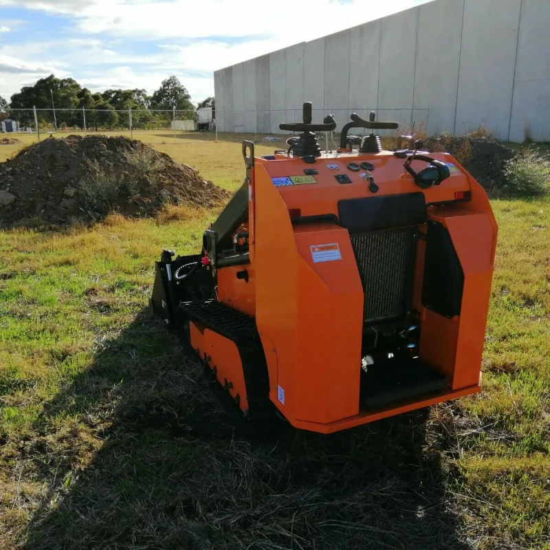 Mini skid steer concrete mixer snow blower auger mower baldes sweeper brush and lawn mower