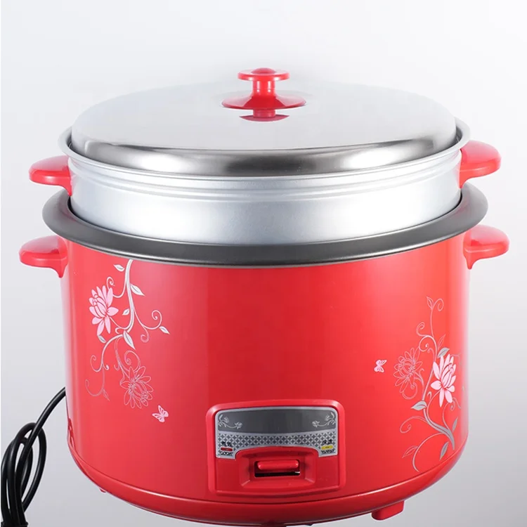Professional Manufacturers Home Cooking Appliances Red Color 10L Large size Electric Rice Cooker With steamer