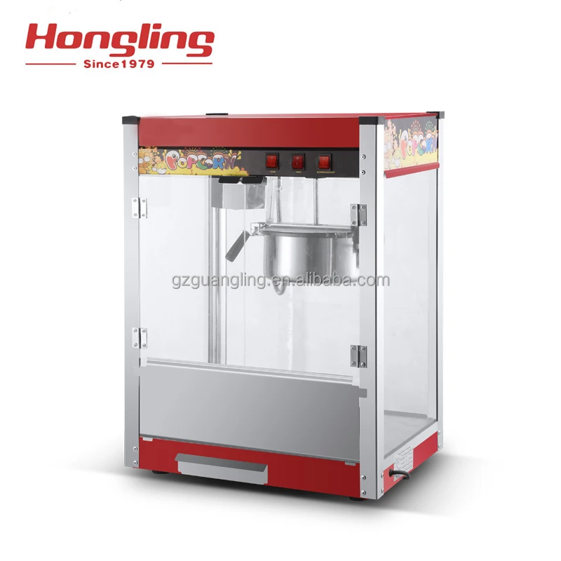  HL-08C kitchen snack equipment roof design commercial cinema electric popcorn machine with