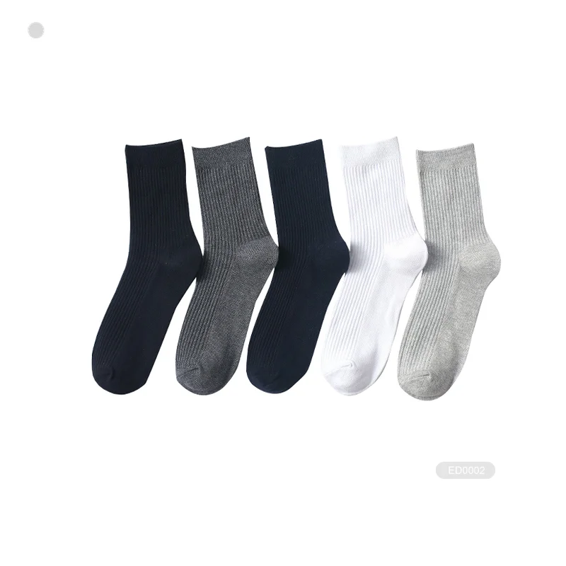 BX-E0050 zhejiang organic cotton crew socks for distributor