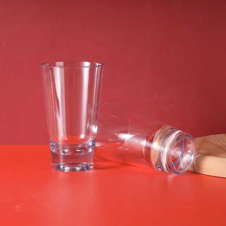 Hot Sells Tritan BPA Free Reusable Plastic Drinking Glass