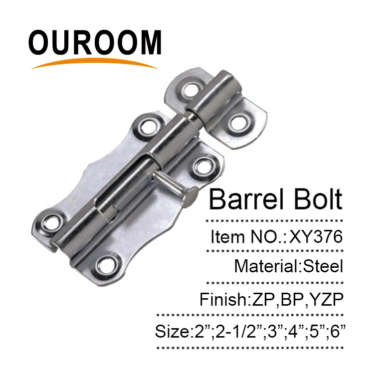 SANKINS  Steel Security Interior Exterior Door Window Latch Sliding Lock Barrel Slide Bolt Gate Lock Hasp with Mounting Screws