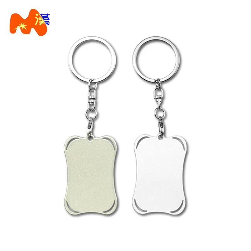 Metal art collection key chain Custom band fan gifts Sublimated blank alloy keychain