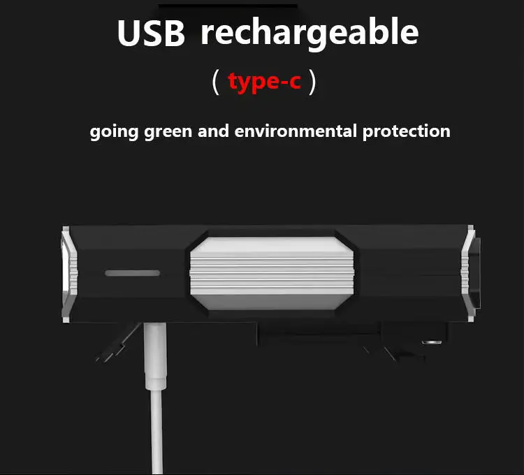 VICTGOAL high brightness bicycle front light led head lamp USB rechargeable torch 700 lumen handlebar scooter Alloy bike light