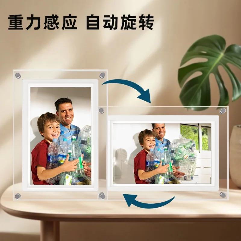 OEM 5 7 10.1 Inch 720x1080 Nft Art Acrylic Digital Photo Frame LCD Playback Screen
