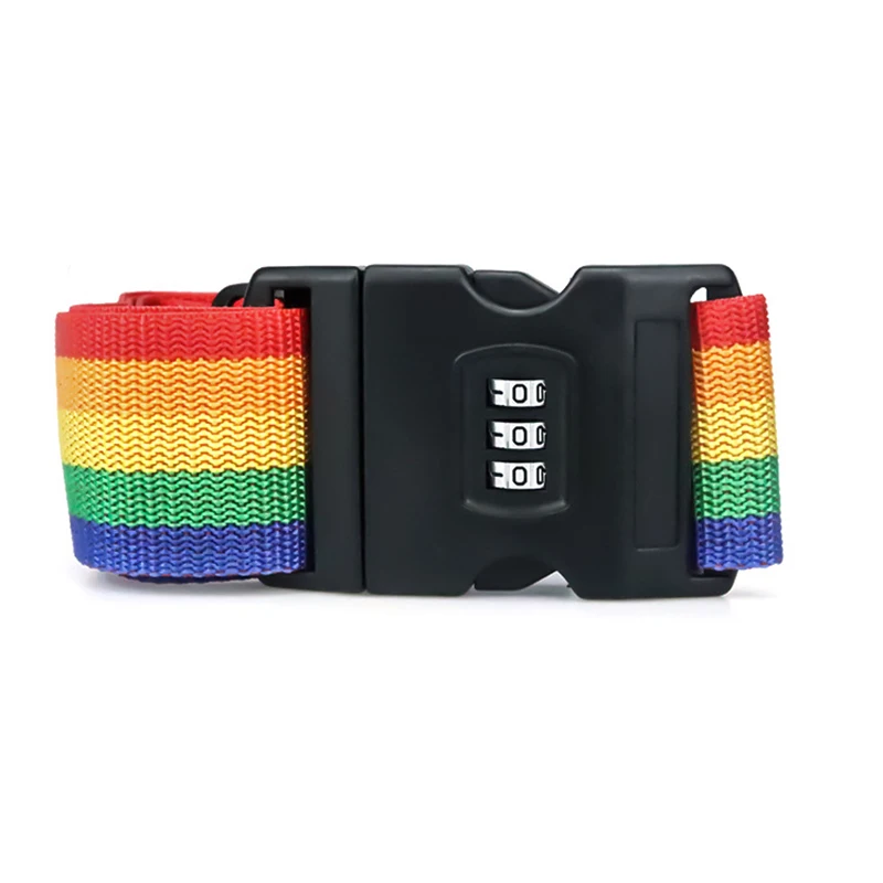 Custom Length New Travel Luggage Bag Adjustable Belt Password 3 DigitalLuggage Strap
