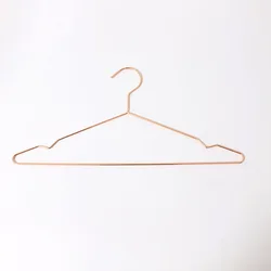 Wholesale Factory Price rose gold scarf hanger Nordic Home Style Metal Clothes Hangers Anti Slip Hanger