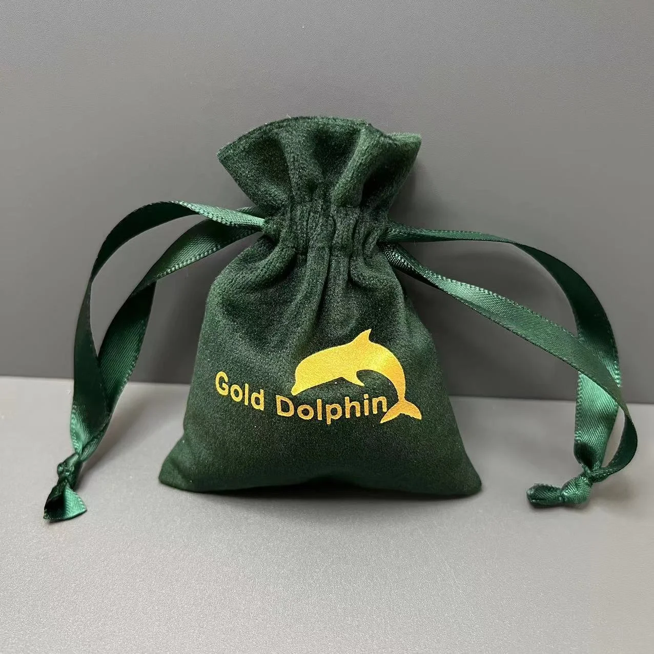 Colorful Small 8x10cm Hat Dust Bags with Draw String Velvet Dice Bag