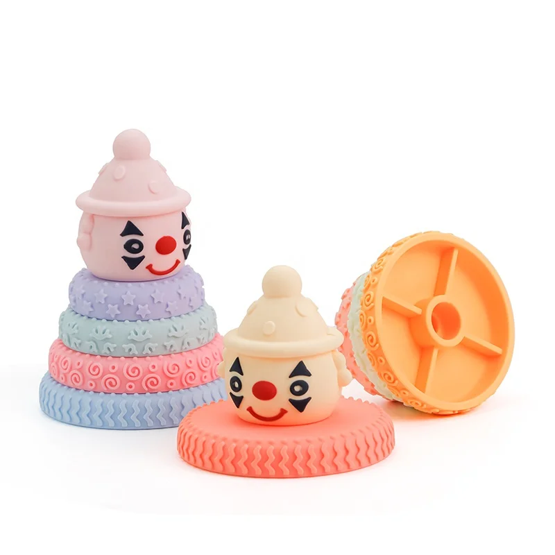 New Arrival Baby Chew Toy Teether Safe Products Lovely Shape Silicone Feeder Teether Toy Teething Toys