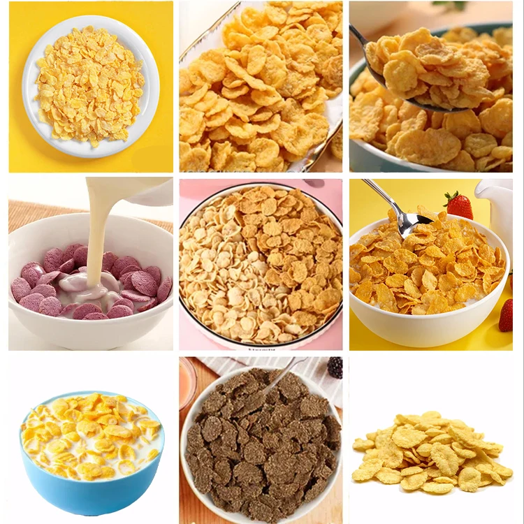 Jinan Eagle DP new easy to operate corn chip breakfast cereal production line, potato and corn chip processing machine