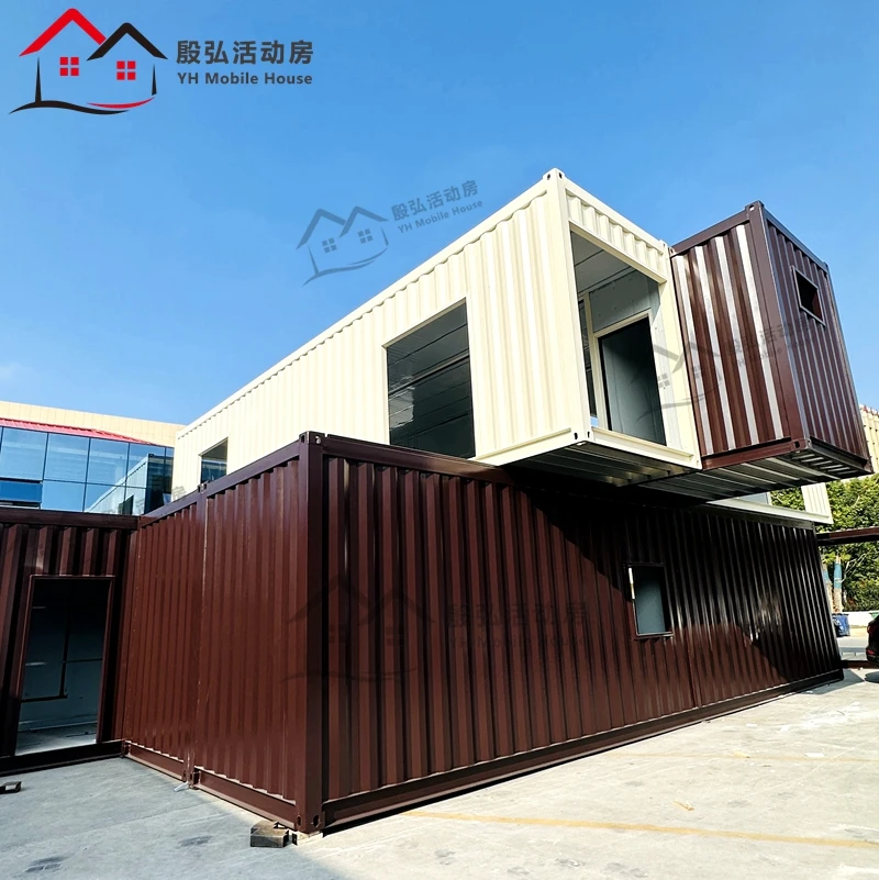 Modular home prefabricated tiny house Prefab luxury 20ft/40ft Steel Frame Living prefab House Villa