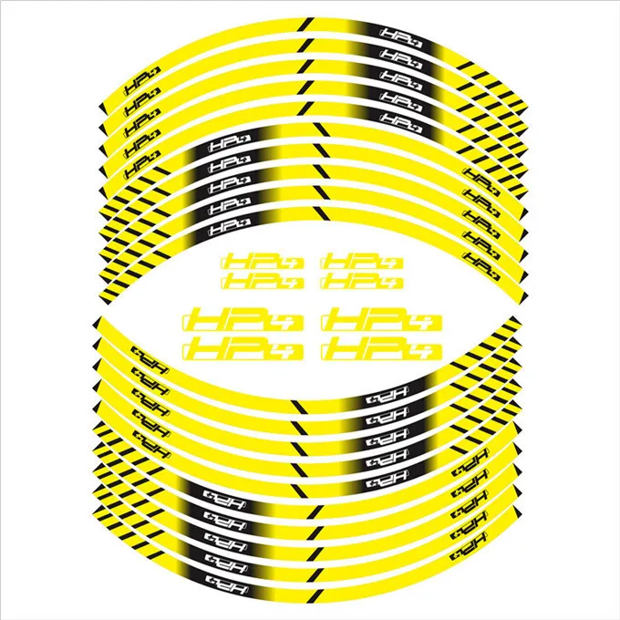 Для BMW HP4 мотоцикл красивые украшения градиентная расцветка; Высота для центрального движения колеса наклейки с защитой от царапин