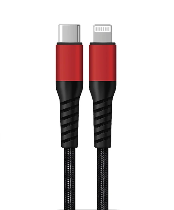 MFi Сертифицированный оригинальный 3Ft 6Ft нейлоновый Плетеный 8 Pin 18W кабель для быстрой зарядки c94 чип mfi кабель для iPhone