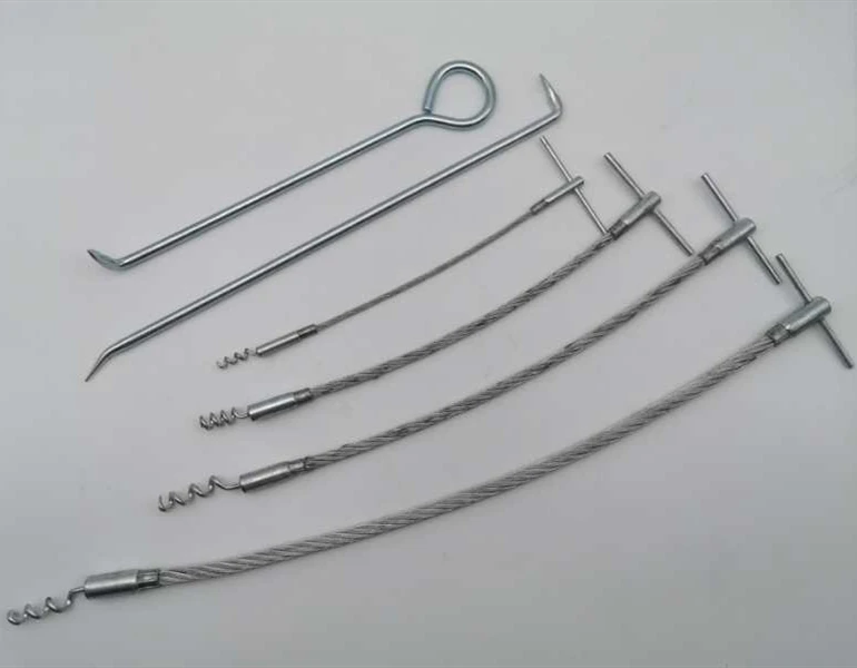 Flexible Gland Packing Extractor Set Tools packing removal from pumps