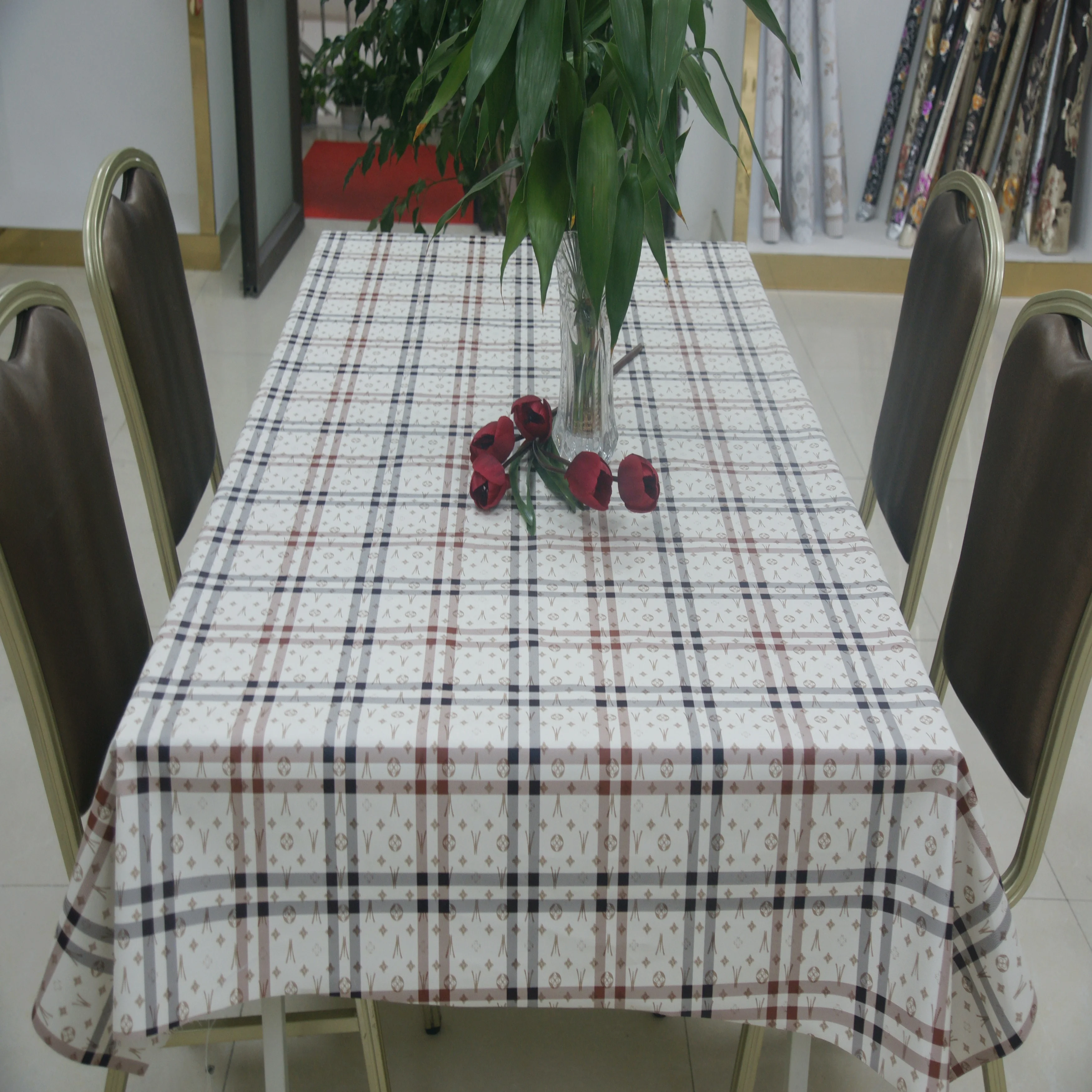 European designs wedding party table cloth oilcloth roll factory directly selling