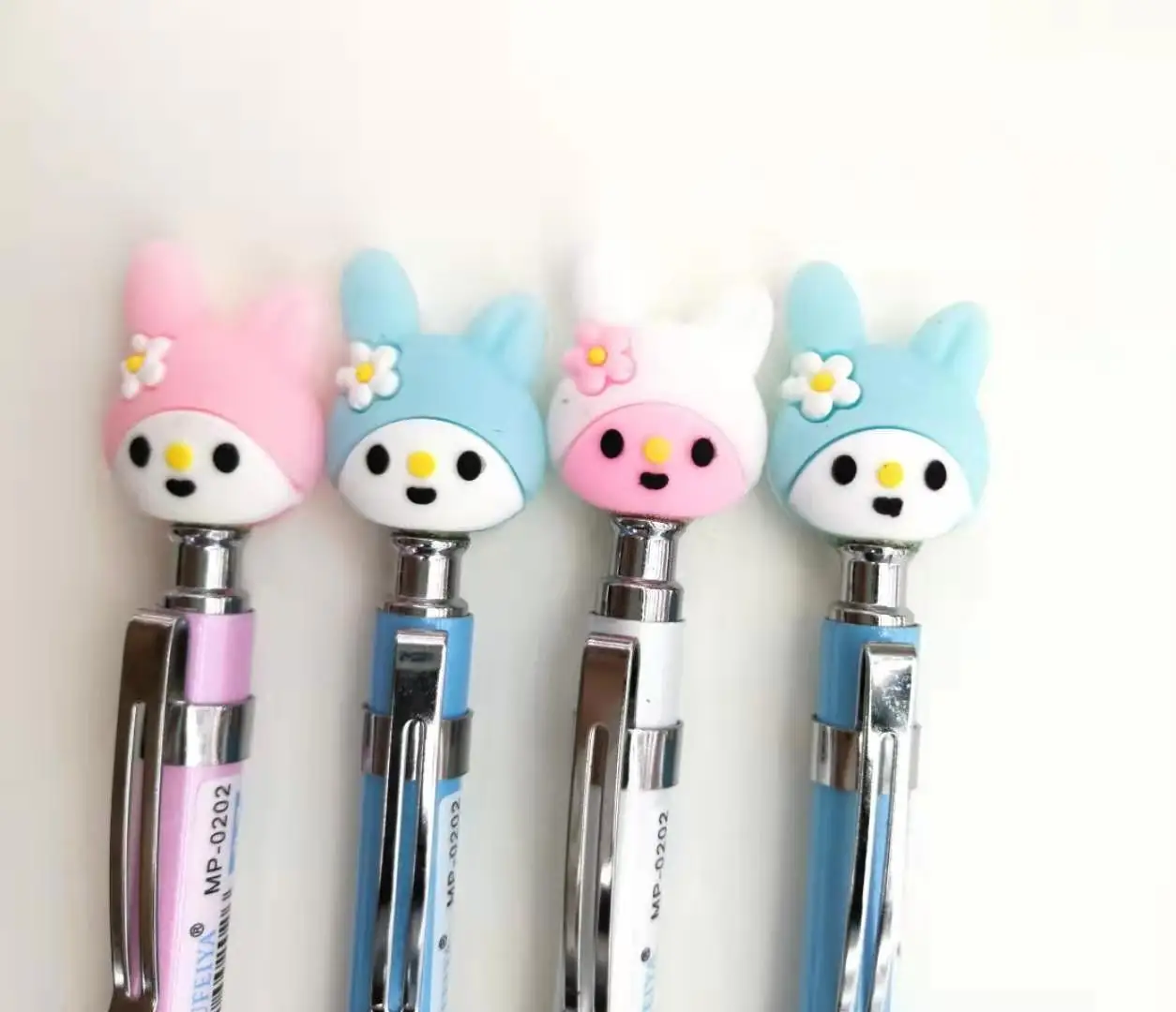 Cute candy  fluorescent rabbit automatic school student pencil stationery 0.5/0.7