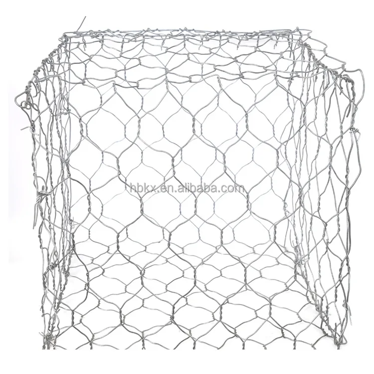 Good price high quality durable hexagonal pvc coated galvanized gabion basket box cage river side protection basket fence
