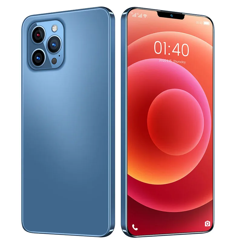 Горячая Распродажа phone12 promax 16 + 32 Мп 12G 512G дешевый смартфон 6 7 дюймов Android 10 мобильные смартфоны в розничной