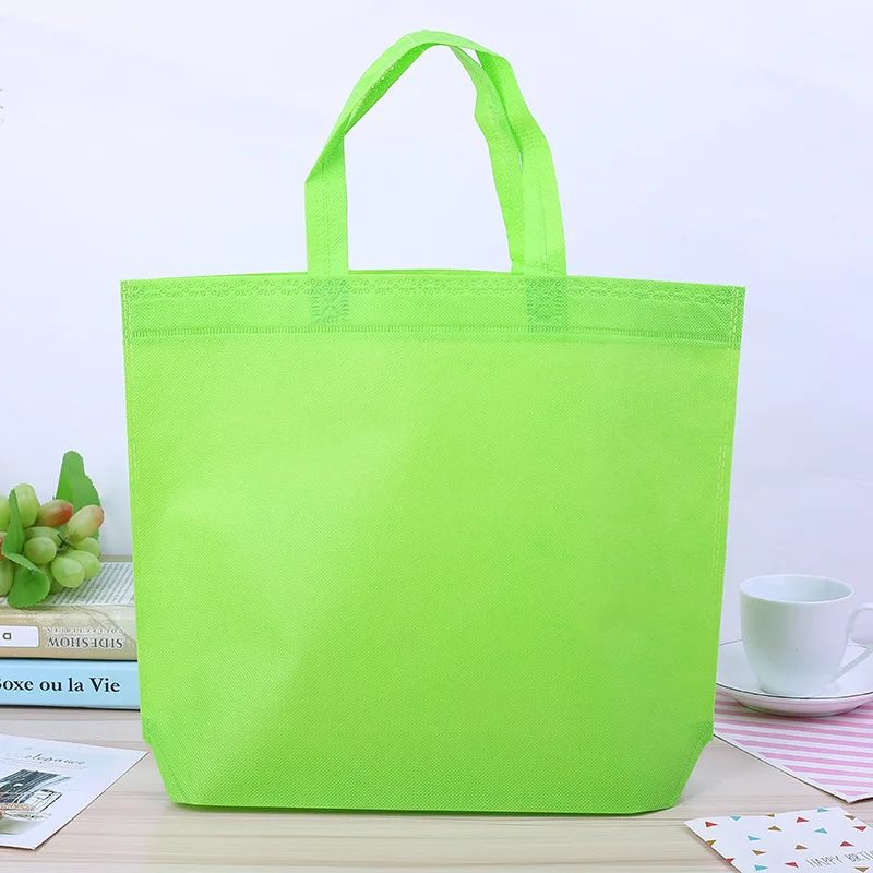 Manufacturer Cheap Price reusable non woven tote shopping bag   Custom logo printed in stock