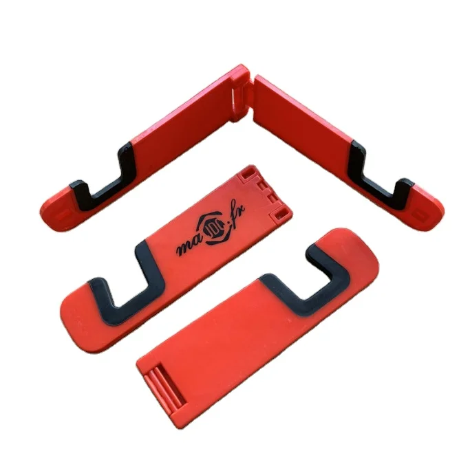 Cheap Adjustable Universal Lazy Mobile V Shape Phone Holder, Custom Logo Tablet Stand, Foldable Plastic Cell Phone Stand  gov