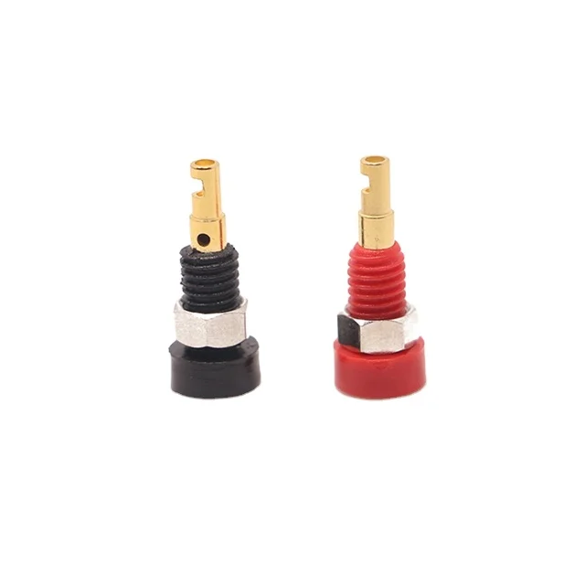 2MM 10A Gold plated Nickel plated industry plug and socket panel binding post pcb banana plug