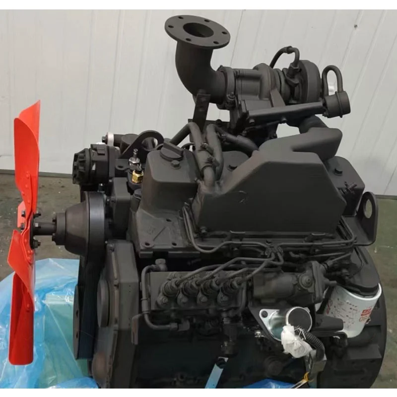 Excavator 4BT Diesel Engine Assembly For Cummins 4 Cylinder 4BT Motor