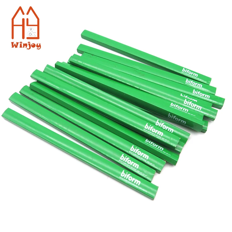 Квадратные плотничные карандаши на заказ строительные 7 дюймов маркировочный карандаш для столярных работ с напечатанным логотипом HB