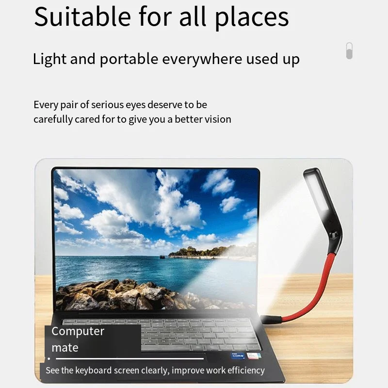 Заводская поставка мини-круглые USB светодиодные фонари современный дизайн Гибкая подставка для мобильного телефона и компьютера настраиваемый логотип печать
