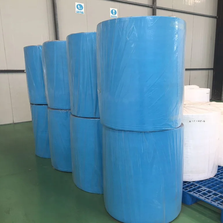 100% Biodegradable Spun-bonded SMMS Waterproof Material Surgical Gowns Custom Home Textile Raw Melt-Blown Non-Woven Fabric