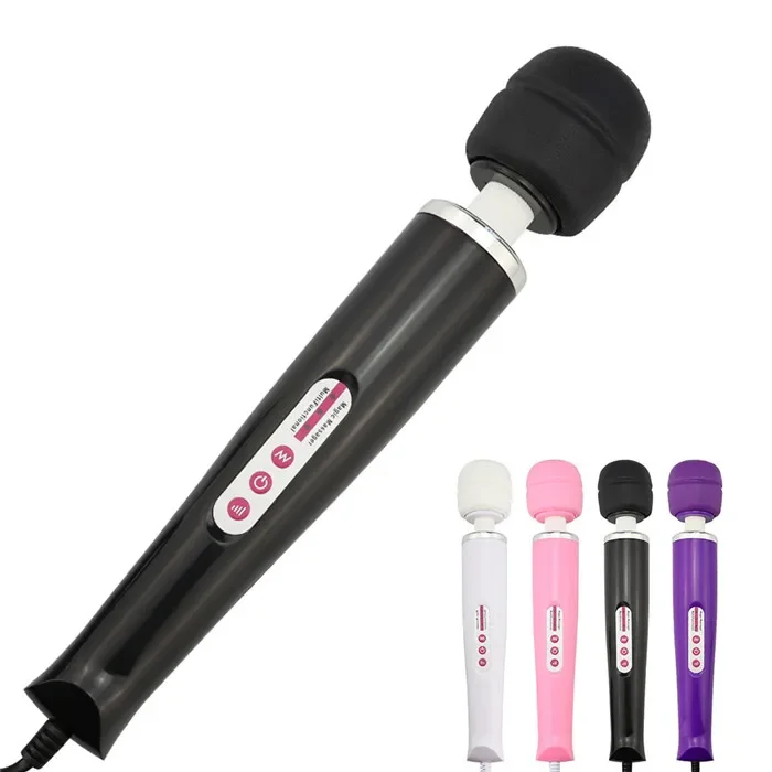 hot selling new silicone big massager vibrator vibrating wand wand massager for stress and pain relief vibration massage stick