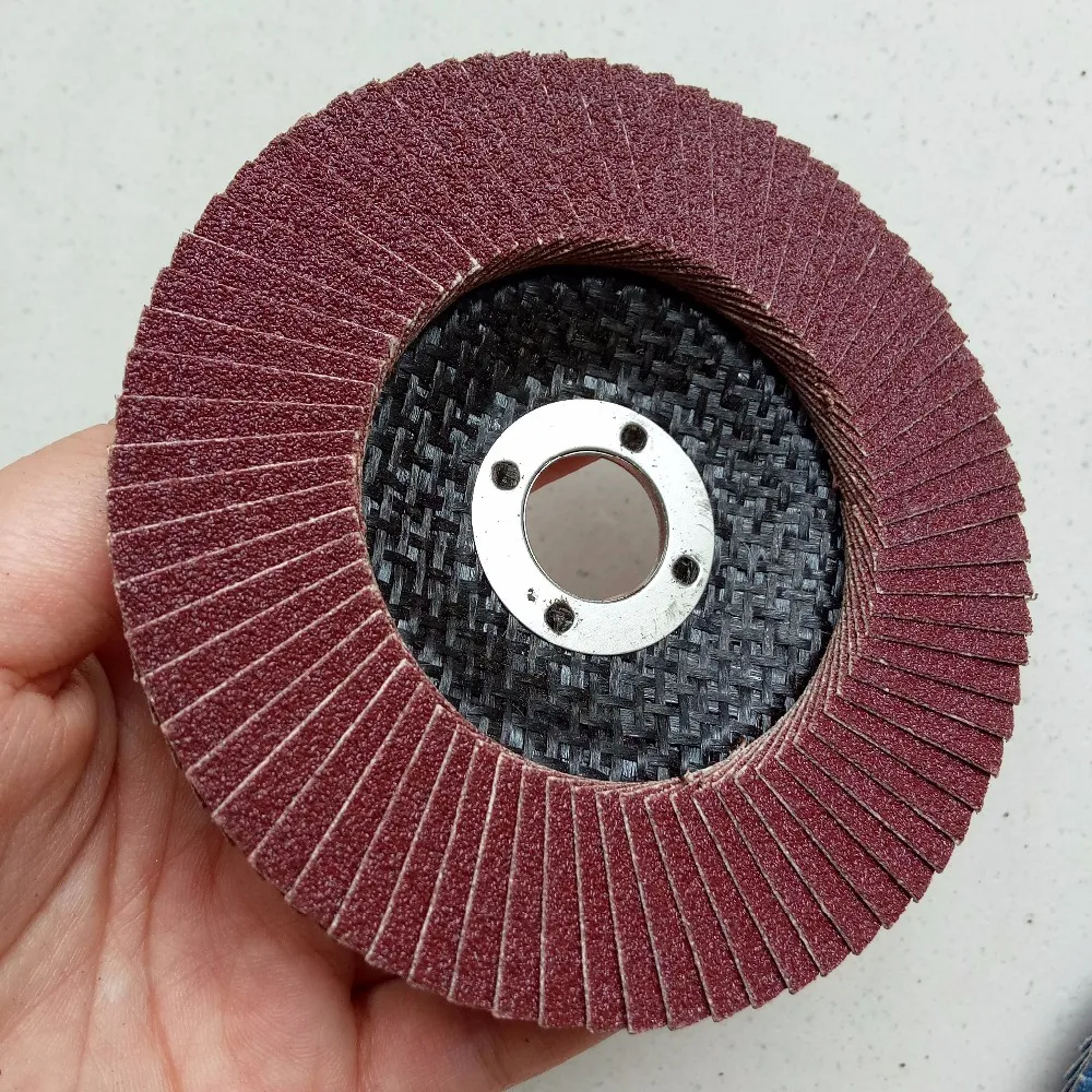 Wholesale flapdisc 125*22.2mm European Zirconia flap disc durable Polishing Wheel Abrasive Glass