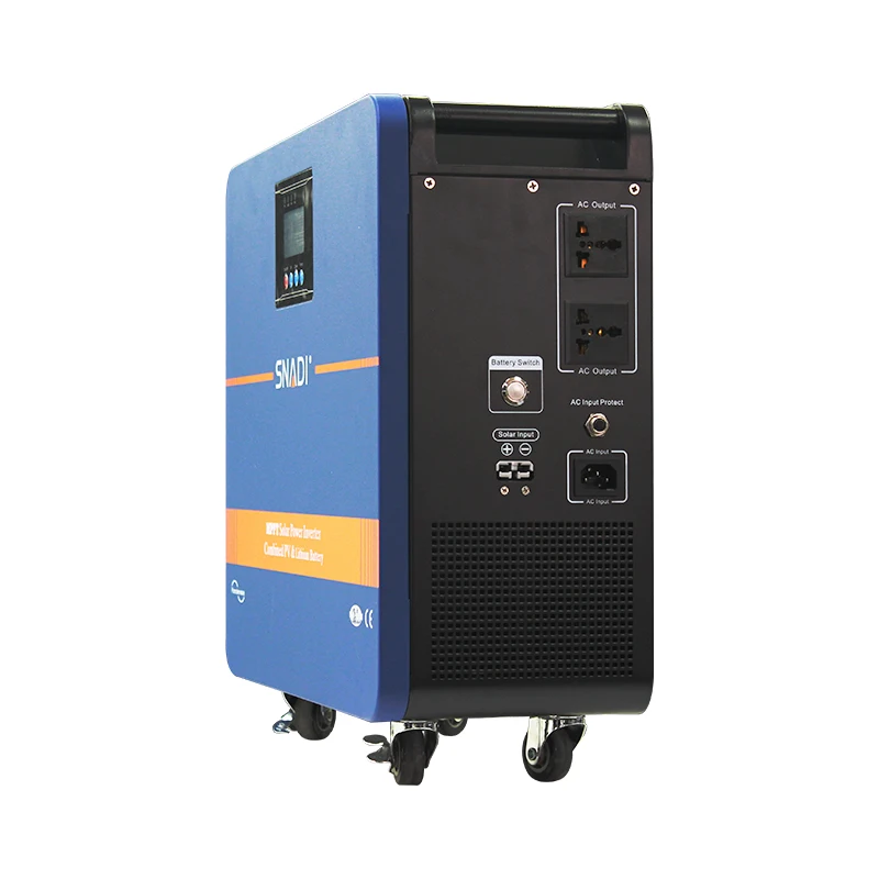 SNADI Off Grid 1200W All in One Solar Generator with Lithium Battery Solar Inverter Energy Storage System