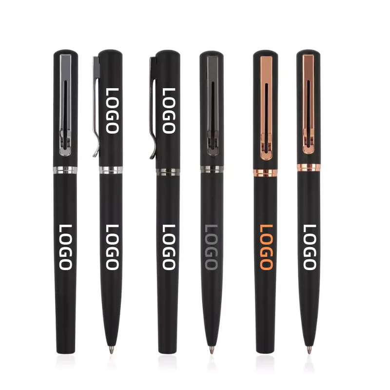 TTX Wholesale Office School Multi Color Penholder Advertising Gift Metal Ballpoint Pen With Custom Logo