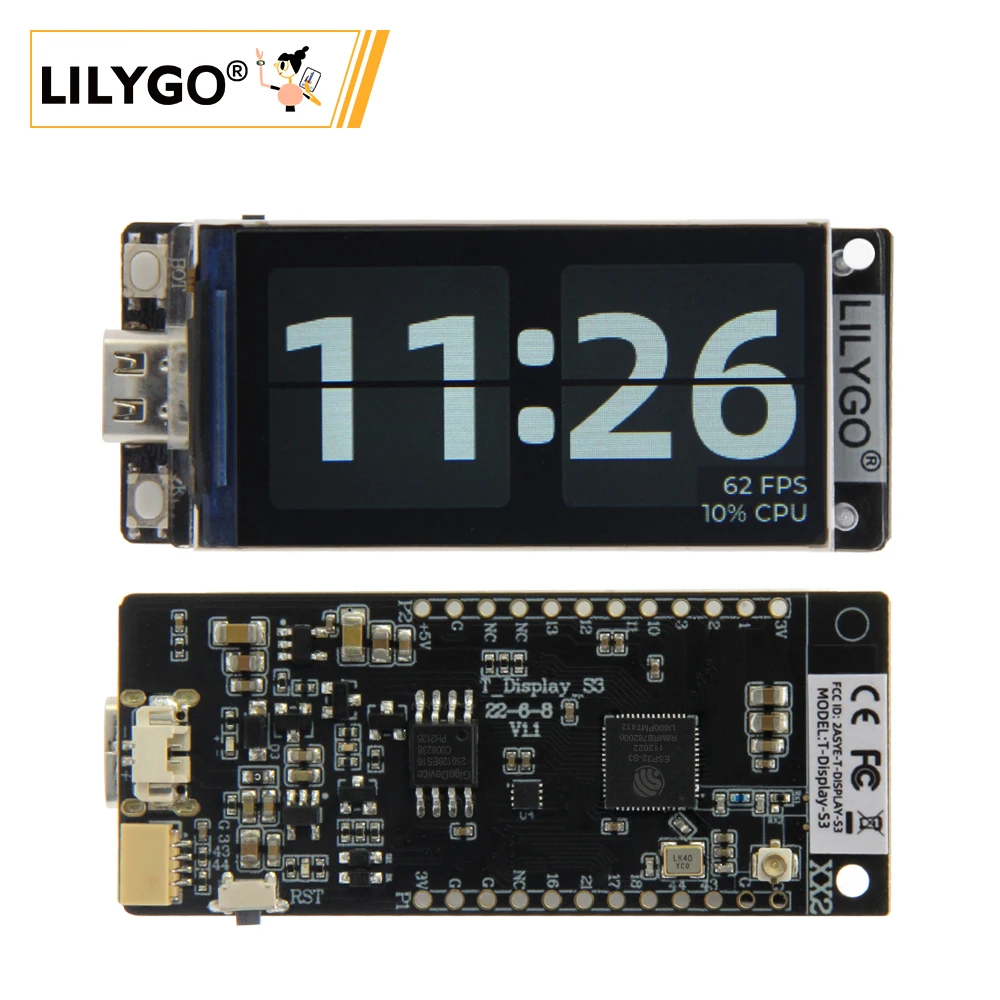Материнская плата LILYGO TTGO для Arduino с ЖК-дисплеем диагональю 1 9 дюйма