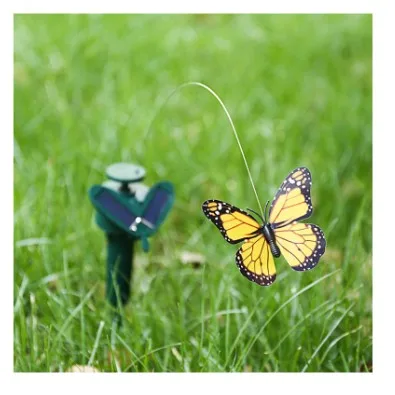 Solar butterfly Vibration Dancing Fly Fluttering Bird For Home Garden Decor Stake Flying Fluttering Solar Energy Products