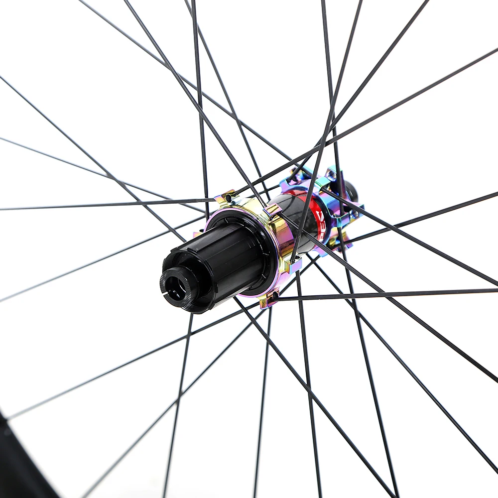 High quality chinese oem disc brake UD carbon fiber road bike  bicycle wheels 700C
