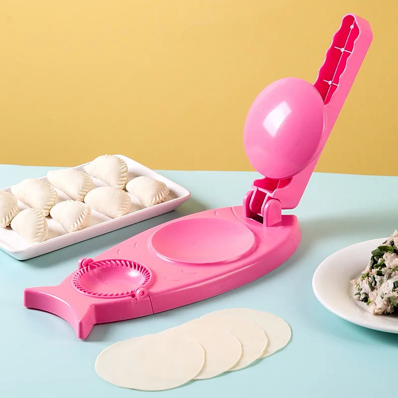 2 In 1 New Design Dumpling Easy Maker Skin Press Manual Diy Dough Dumpling Pressing Kitchen Tool