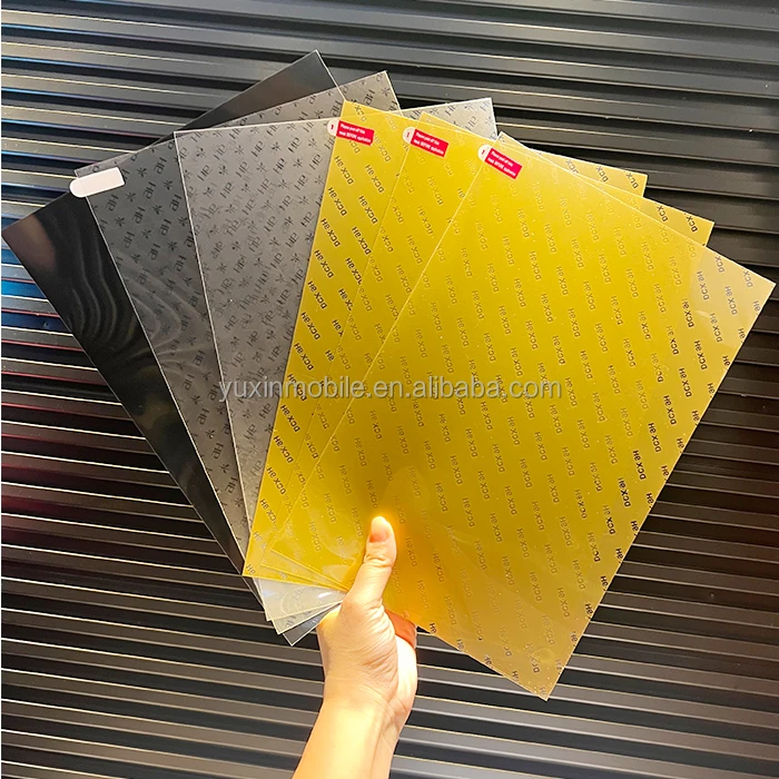 Factory Direct Selling Flexible Glass Anti-Shock Raw 9H Nano Screen Protector Roll Material Manufacturer in China