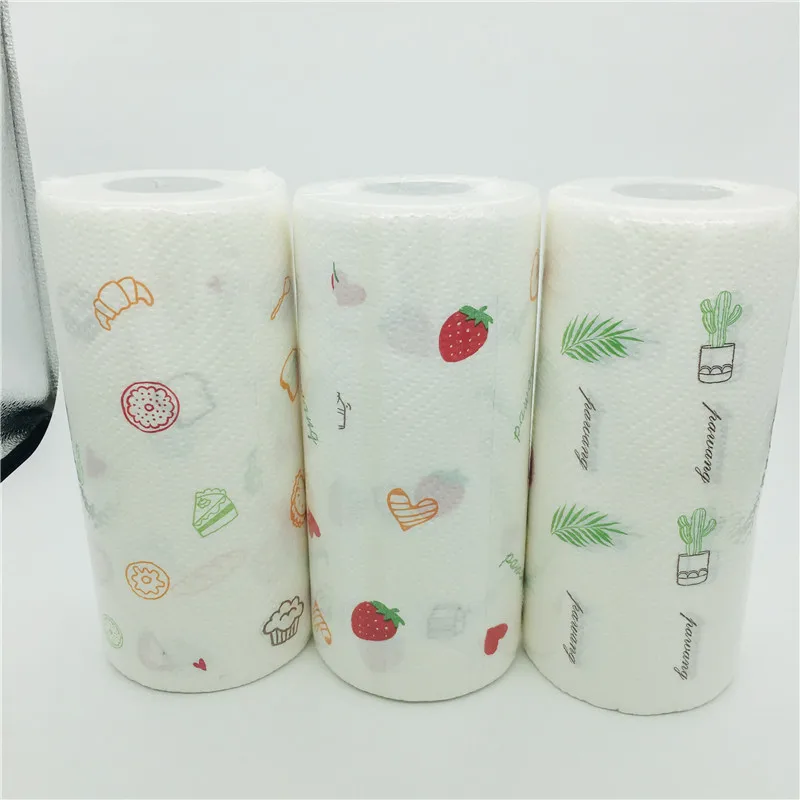 unbleached eco-friendly large oil absorb strong cleaning kitchen paper towel