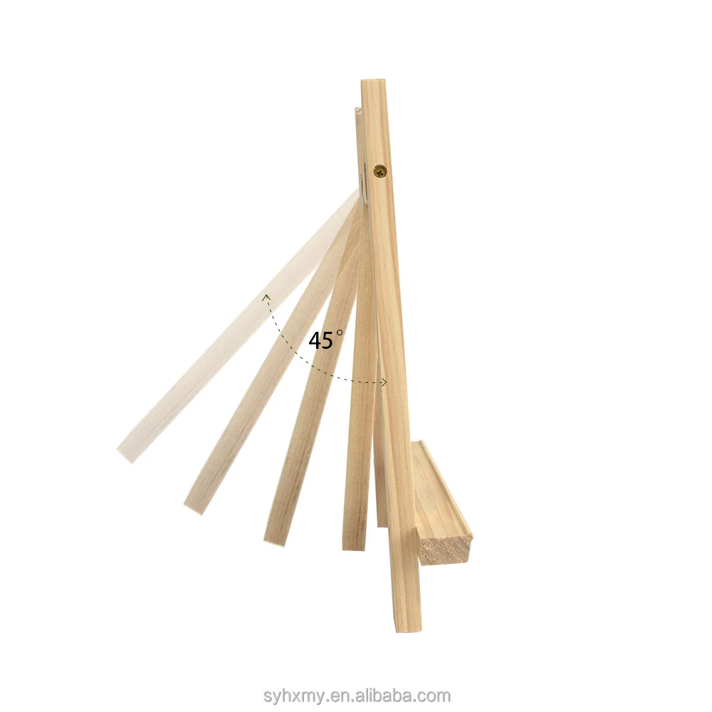 Wooden Tabletop Easel Display Stand Kids Painting Mini Art Easel Adjustable Art Picture Photo Display Easel