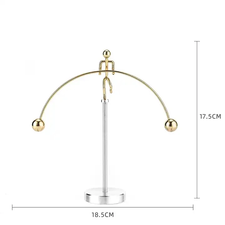 New Home Educational Pendulum Newton Cradle Balance Ball Tumbler Desk Toy Metal Balance Ball Toys
